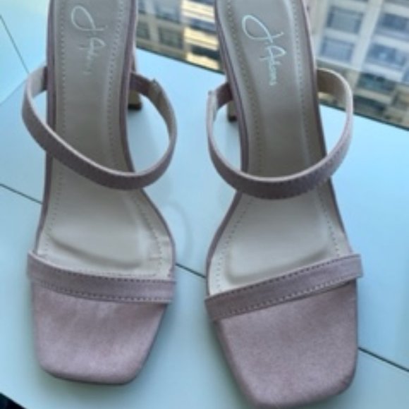 Pink double strap heels - size 7 - Picture 4 of 6